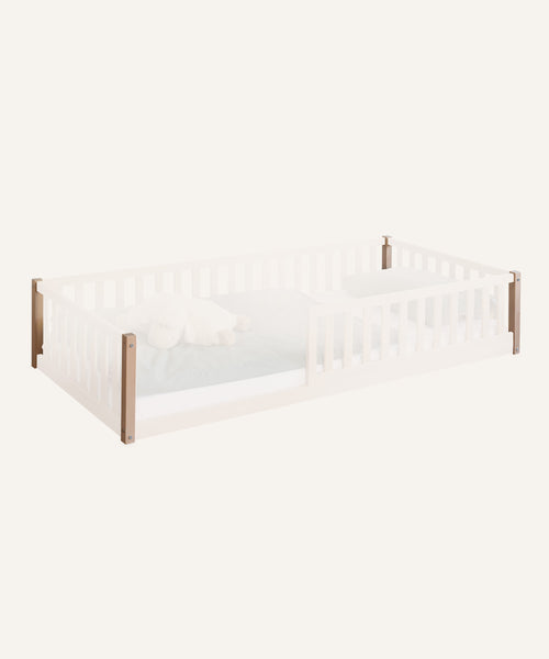 Umbauset Bodenbett Buche Natur.